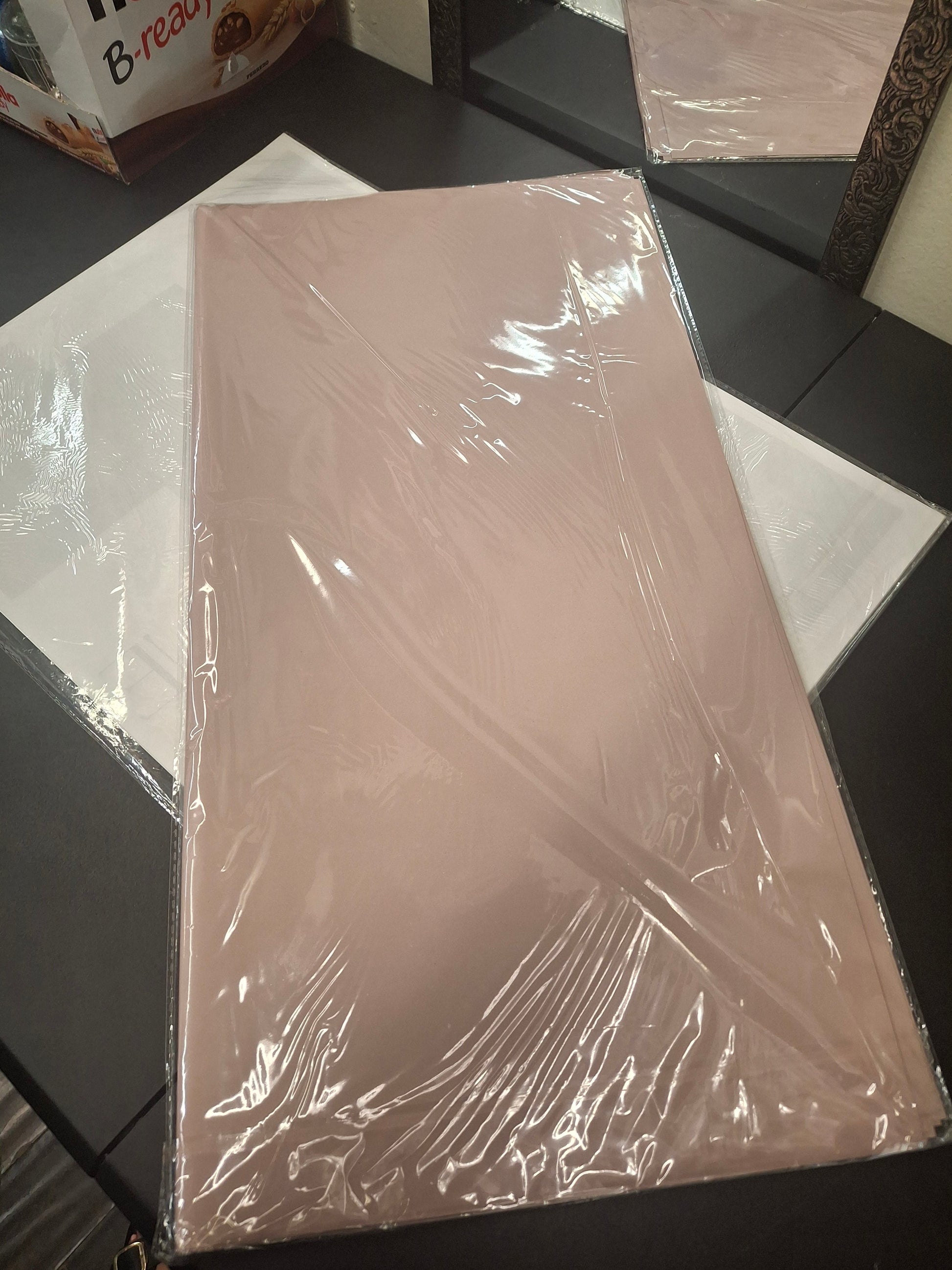 Solid paper for wrapping